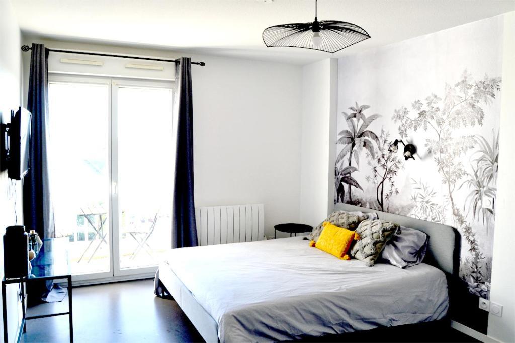 Studio Cosy Bordeaux - Parking privé - Netflix - Tram A Cenon Exterior foto